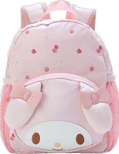 Cartoon Style Pink Backpack For Daily Use, Cartoon Pink Backpack For Daily Use, Pink Cartoon Backpack For Daily Use, Cute Pink Softback Backpack, Pink Cartoon Backpack For School, Pink Cartoon Backpack For Back To School, Cute School Bags For Back To School, Cute Student Backpack With Zipper Closure, Kawaii Cute Design School Backpack