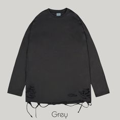 This unisex long sleeve t-shirt is the perfect addition to your streetwear wardrobe. Featuring stylish ripped details, this shirt offers a unique and edgy look that is both comfortable and on-trend. Made from high-quality materials, this shirt is designed to last, and its versatile style makes it perfect for pairing with your favorite jeans or joggers. Whether you're heading out for a day of running errands or hitting the town with friends, this ripped long sleeve t-shirt is sure to turn heads and keep you looking your best all day long. Model:Loose Fabric:100%Cotton Fabric Weight:7.4 oz/yd² (250 g/m²) Fabric Thickness:Moderate Fabric Strench:Slight stretch Care Instructions:Regular handwash; Machine wash (max 40℃ or 105F); Do not bleach; Iron on a low heat; Regular dry cleaning; Tumble dr Ripped Long Sleeve Shirt, Streetwear Wardrobe, Horror Clothes, Full Sleeve Tshirt, Clothing Mockup, Edgy Look, Versatile Style, Favorite Jeans, Full Sleeve