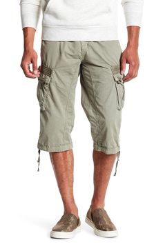 Style an on-trend look in cargo shorts crafted from breathable cotton for comfort during casual outings. 18" inseam; 10" front rise (size 32) Zip fly with button closure 100% cotton Machine wash, tumble dry
 Imported Model stats: 6'1" height, 32" waist. Model is wearing size 32. Leaf Green, Laid Back Style, X Ray, Curator Style, Waist Belt, Short Outfits, Cargo Shorts, Nordstrom Rack, Mens Shorts