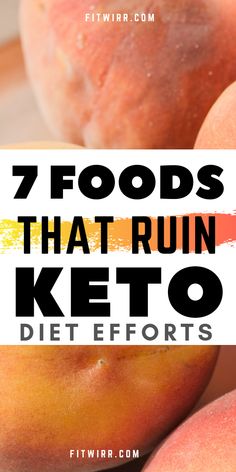 7 foods you cannot eat on a keto diet to stay in ketosis and keep losing weight and burning fat. They are too high in carbs for a keto diet. #ketofoods Perfect Health Diet, Best Healthy Diet, Low Carb High Fat Diet, Keto Diet List