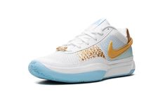 The Nike Ja 1 “Chinese New Year” is a colorway of Ja Morant’s first signature shoe with Nike that celebrates the traditional Chinese holiday.  A head-turning colorway from every angle, the Nike Ja 1 “Chinese New Year” celebrating the Year of the Dragon in 2024 features a white mesh upper with contrasting a reptile skin graphic in Metallic Gold accenting on the forefoot.  Dragon lace dubraes also add to the theme.  Morant’s signature branding appears on the tongue, while the basketball star’s “12 Ja Morant 1 Shoes, Ja 1 Shoes, Ja Morant Shoes, Nike Ja 1, Hoop Shoes, Bball Shoes, Nike Slippers, Nike Sb Stefan Janoski, Best Basketball Shoes