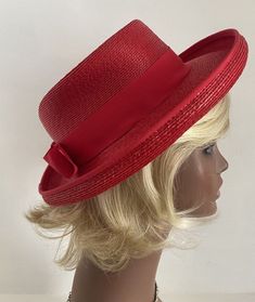 Check out this item in my Etsy shop https://www.etsy.com/listing/1306810842/vintage-60s-bellini-new-york-womens Red Bolero, Womens Straw Hats, Bellini, Red Bow, Vintage 60s, Straw Hat, Hat Fashion, Vintage Clothing, White Vintage