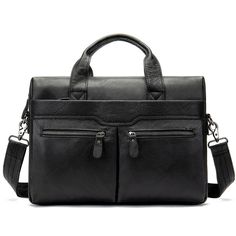 UAKISS - New Men Cow Leather Briefcase Men's Large Messenger Bag Vintage Document Shoulder Male Bag Office Handbag For Men Attache Case 9006 Black Litchi Pattern 14-Inch Business Computer Bag Briefcase Leather Bags For Men, Mens Leather Laptop Bag, Men's Briefcase, Laptop Bag Men, Business Briefcase, Leather Briefcase Men, Laptop Briefcase, Bags For Men, Briefcase For Men