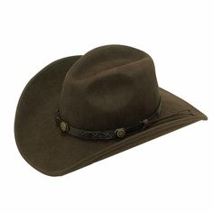 Twister Crushable Brown Felt Wool Cowboy Hat 7211002 Style number: 7211002 Dakota style Brown twister hat Crushable wool casual hat Decorative hatband  Crown:4  Brim: 3-3/4 All item descriptions are taken directly from the manufactures, unless not available. Some of our items are hand-finished, and specifics can vary between items of the same style.   Shipping Handling Time. Orders are usually processed within 24 hours, and will be sent out on the next business day.    Shipping Costs. Boots purc Stetson Cowboy Hats, Brown Cowboy Hat, Dakota Style, Felt Wool, Western Hats, Casual Hat, Same Style, Hat Band, Cowboy Hat