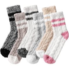 Specifications: Multiple stylish socks for you to choose. Super soft fluffy socks made of Polyester and spandex, providing maximum coziness for your feet and keeping you warm, comfy to wear all days. Fuzzy socks for womens' outer and inner will keep the feet warm, high elastic fabric and soft touch features will makes your feet more comfortable, comfy and warm. You can replace a pair of socks every day. There are also various solid color socks and colorful striped socks for women and girls to ch Sleeping Socks, Fall Socks, Long Toenails, Fluffy Socks, Outer Women, Stylish Socks, 2023 Trends, Soft Sock, Fuzzy Socks