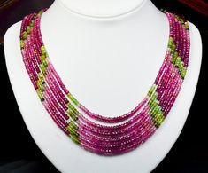 Also see NirvanaGems London https://www.etsy.com/uk/shop/NirvanaGemsLondon ShangrilaGems ‘The Best Gems on the Web!’ Gem-A Corporate Member SALE REDUCED FROM $150 Sale is for one quarter of a line of the beads in the photo. Sumptuous AAA grade Watermelon Tourmaline smooth gemstone beads. Sale is Sapphire Beads, Rubellite Tourmaline, Blue Tourmaline, Green Beads, Tourmaline Beads, Watermelon Tourmaline, Tourmaline Crystal, Tourmaline Gemstone, Green Bead