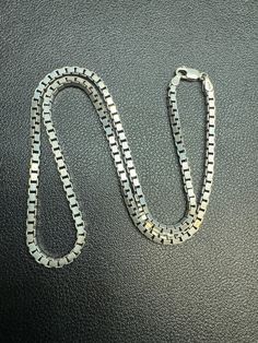 ‼️read before purchase‼️ -no refunds or returns available  -all items are acid tested to verify material -all items for sale are pre-owned(there might be some wear due to item use) -all items cleaned before sale Formal Silver Rectangular Chain Necklace, Formal Rectangular Silver Chain Necklace, Stamped 925 Link Necklace Gift, Silver Box Chain Necklace For Anniversary, White Gold Rectangular Box Chain Necklace, Silver Rectangular Box Chain Necklace, Silver Necklace With Rectangular Box Chain, Box Chain Necklace, Tacoma Wa