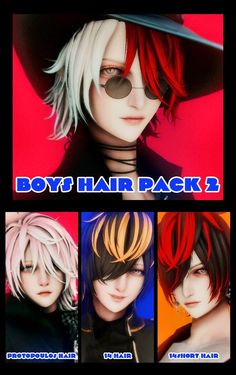 Sims 4 Cas Mods, Boys Hair, Pelo Sims, Sims 4 Body Mods, Free Sims, Hair Pack, Sims 4 Characters, Baddie Outfits Ideas