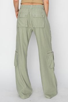 High rise straight cargo pants in sage-NEW – JanieLanie Green Straight Utility Cargo Pants, Green Straight Cargo Pants, Green Cargo Pocket Parachute Pants For Spring, Green Parachute Pants With Cargo Pockets For Spring, Mid-rise Solid Color Utility Cargo Pants, Green Straight Cargo Pants With Pockets, Trendy Green Cargo Parachute Pants, Spring Khaki Cargo Jeans With Multiple Pockets, Spring Khaki Cargo Pants With Multiple Pockets