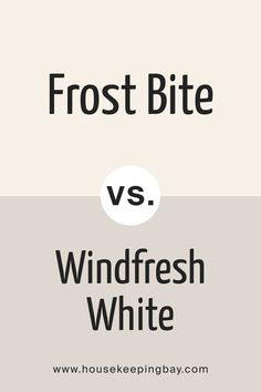 SW 9505 Frost Bite vs. SW 7628 Windfresh White Sw Windfresh White, Windfresh White, Winter Morning, Muted Blue