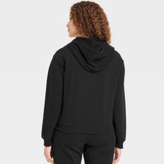 This Fleece Zip-Up Sweatshirt from Auden™ makes a cozy pick for lazy Sundays or casual hangouts with friends. Made from ultra-soft, brushed fleece fabric for a relaxed, easy fit that's perfect for lounging, this sweatshirt features a full front zipper and a drawstring hood. Front pockets give you space to stash your phone or other small essentials, while the at-waist length makes it easy to pair with any of your favorite pants, skirts or shorts. Auden™: Comfort true to every shape & hue. Solid Fleece Sweatshirt For Leisure, Fleece Sweatshirt For Leisure, Fleece Sweatshirt For Lounging In Athleisure Style, Sporty Fleece Sweatshirt For Lounging, Comfortable Fleece Sweatshirt For Lounging, Casual Fleece Hoodie For Lounging, Casual Fleece Sweatshirt For Lounging, Cozy Fit Fleece Sweats For Leisure, Cozy Fleece Activewear For Leisure