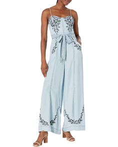 Free People Brigitte Jumpsuit | Zappos.com Embroidered Fitted Sleeveless Jumpsuits And Rompers, Sleeveless Jumpsuit With Adjustable Straps For Spring, Spring Fitted Jumpsuits And Rompers With Adjustable Straps, Fitted Jumpsuits And Rompers With Adjustable Straps For Spring, Sleeveless Embroidered Jumpsuits And Rompers For Summer, Spring Embroidered Fitted Jumpsuits And Rompers, Embroidered Fitted Jumpsuits And Rompers For Spring, Embroidered Cotton Jumpsuits And Rompers For Spring, Casual Embroidered Jumpsuits And Rompers For Spring