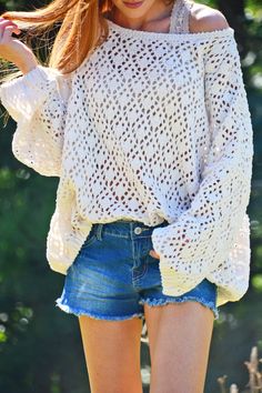 Okay, this chenille sweater is seriously cute and SERIOUSLY soft! You won't want to take it off! Thick crochet and a chic rose hue keep it fashion-forward. Complete the look with our "Strappy Back Bralette." Trendy Crochet Knit Top For Fall, Textured Knit Vacation Sweater, Chic Long Sleeve Open Knit Crochet Top, Fall Vacation Sweater With Textured Knit, Pointelle Knit Sweater For Vacation, Vacation Pointelle Knit Long Sleeve Sweater, Spring Beach Sweater In Chunky Knit, Chunky Knit Sweater For Spring Beach Outings, Long Sleeve Pointelle Knit Sweater For Vacation