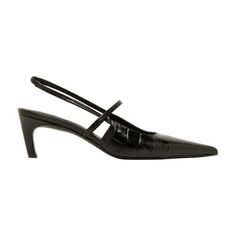 Find TOTÊME The Sharp Slingbacks on Editorialist. Pointed toe, closed, stiletto heel, medium heel, pumps, rear strap, logo-printed insole Leather Lingerie, Ballet Pumps, Slingbacks, Active Wear Shorts, Boot Pumps, Fine Jewelry Designers, Heel Pumps, Pump Sandals, Small Leather Goods