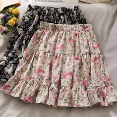 Vintage, sweet wind, floral flounce patchwork skirt, high-waisted mini skirtMaterial:chiffonColor:black,pinkType:A-lineFeatures:vintage,sweetSize(cm):free 1inch=2.54cmlength:41,waist:58-76&ltp&gtNote:Due to different measurement methods,there will be 1-3 error(unite:cm), please understand.</p>&ltbr/>&ltp&gtPlease check the size carefully when you choose items,thank you.</p>&ltbr/> Sweet Tiered Skirt With Ruffles, Sweet Tiered Ruffle Skirt, Sweet Ruffled Mini Skirt For Spring, Sweet Tiered Skirt For Summer, Sweet Summer Tiered Skirt, Sweet Tiered Summer Skirt, Sweet White Summer Skirt, Sweet Ruffled Mini Skirt, Sweet Tiered Skirt For Spring