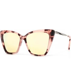 From DIFF Eyewear&#x2C; these women's sunglasses feature: AcetateCat eye frameSolid lensRx ablePolarizedIncludes case and cleaning clothApprox. size: 56mm lens- 16mm bridge- 145mm templeImported. Trendy Tortoiseshell Cat Eye Sunglasses For Beach, Spring Acetate Sunglasses With Mirrored Lenses, Summer Tortoiseshell Cat Eye Sunglasses With Mirrored Lenses, Casual Tortoiseshell Cat Eye Sunglasses With Mirrored Lenses, Chic Tortoiseshell Cat Eye Sunglasses With Mirrored Lenses, Spring Mirrored Lenses Sunglasses In Acetate, Tortoiseshell Sunglasses With Polarized Lenses, Tortoiseshell Acetate Sunglasses With Mirrored Lenses, Summer Tortoiseshell Acetate Sunglasses