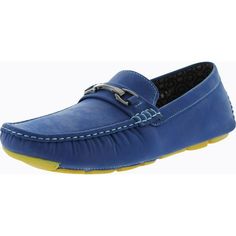 J's Awake Mens Antony-16 Slip Ons Moccasins Size: 8 D(M) US.  Color: Blue.  Gender: male.  Age Group: adult. Driver Shoes, Moccasins Mens, Casual Dress Shoes, Driving Loafers, Cole Haan Men, Leather Moccasins, Tassel Loafers, Blue Gender, Shoe Style