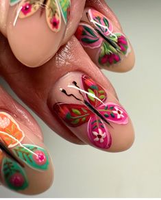 How To Take Nail Pictures, Butterfly Nail Art Designs, Intricate Nail Designs, Hello Nails, Butterfly Nail Art, Her Nails, Butterfly Nail