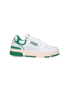 Upper: 80% Cow leather, 15% Suede leather (cow), 5% Mesh Lining: 50% Towel, 35% Pig leather, 15% Nylon Sole: 100% Rubber Autry Shoes, White Leather Sneakers, Green Suede, Shoes Casual, Sneaker Shopping, Luxury Retail, Beautiful Shoes, Mens Casual Shoes, Leather Sneakers