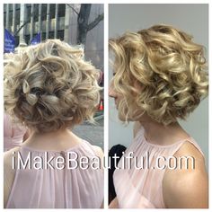 Bridal hair for short hair Bridal Hair For Short Hair, Hair For Short Hair, Spiral Perm, Short Permed Hair, Short Hair Bride, Mother Of The Bride Hair, Best Wedding Hairstyles, Short Wedding Hair