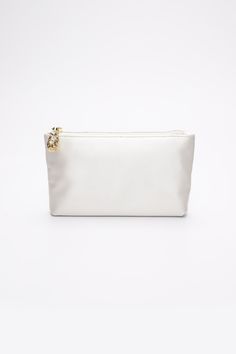 The Mia Clutch with a Ivory Satin Pouch is a chic and elegant acrylic clutch with a modern touch. The exterior is made of the finest Italian acrylic with a beautiful satin zipper pouch interior. Choose from a silver or gold frame to pair perfectly with your preferred metal color. The versatility of The Mia Clutch offers you THREE ways to wear your clutch.Wear it complete with outer acrylic shell and interior zipper pouch or just the acrylic outer shell for a chic peak-a-boo moment or carry just Luxury Rectangular Cosmetic Bag For Formal Use, Luxury Rectangular Cosmetic Bag For Formal Occasions, Luxury Formal Rectangular Cosmetic Bag, Chic Clutch With Removable Pouch, Elegant Rectangular Clutch With Zipper Pocket, Elegant Rectangular Clutch With Zipper Closure, Evening Pouch Clutch With Zipper Closure, Rectangular Clutch With Zipper Pouch For Formal Occasions, Rectangular Clutch With Zipper Pouch For Formal Events