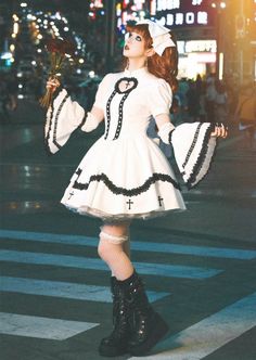 ❤︎Subculture Y2K cross Lolita dress❤︎