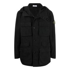 STONE ISLAND Garment Dyed Field Jacket 'Black' 761542306-V0029 Limited Edition Sneakers, Apparel Shop, Sports Sneakers, Field Jacket, Stone Island, Sport Sneakers, Coats Jackets, Limited Edition, Dye