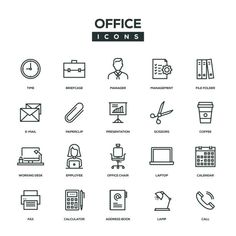 office icons are shown in black and white