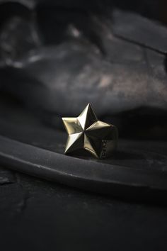 Dark Style, Letter Ring, Star Ring, Skull Ring, Dark Fashion, Style Accessories, Special Design, Black Rings, Photo Jewelry