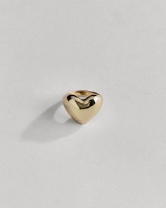 A larger version of our classic Heart Ring for extra boldness. Personalize your heart with our engraving offerings below - There's room for 3 characters. Gold Heart Ring With Polished Finish, Classic 14k Gold Heart-shaped Signet Ring, Elegant Heart-shaped 14k Gold Signet Ring, 14k Gold Heart-shaped Signet Ring Gift, Valentine's Day Heart-shaped 14k Gold Signet Ring, Gold Heart Ring, Heel Accessories, Silver Heart Ring, Heart Shaped Rings