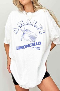 Amalfi oversized graphic tee premium cotton oversized fit Summer Loungewear Top With Logo Print, White Graphic Print Top For Loungewear, Trendy Printed T-shirt For Loungewear, White Graphic Print T-shirt For Loungewear, Oversized Logo Print T-shirt For Loungewear, Relaxed Fit Logo Print T-shirt For Loungewear, Florida Tshirt, Midi Tank Dress, Oversized Graphic Tee