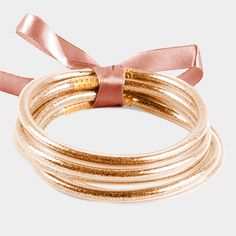 Bracelet Details: Size : 1" H, 2.75" D Jelly, Apparel Accessories, Bangle Bracelets, Bangles, Glitter, Rose Gold, Gold