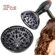 Specifications: Nozzles and attachments are great additions to your hair dryer. Simply attach them to the nozzle end and you can convert your dryer intona variety of styling tools. Fits for outer diameter from 4-5cm hair dryer. Perfect for permed or naturally wavy hair maintains curls without frizz, more efficient faster drying. Type: Diffuser Hair Tool Color: Black Material: Plastic Features: Useful, Portable, Hair Styling Tool Total Length: 9cm/3.54" (Approx.) Connection Diameter: 4.5cm/1.77" Curly Hair Dryer, Diffuser Hair, Naturally Wavy Hair, Hair Diffuser, Dry Curly Hair, Hair Styling Tool, Hair Tool, Quick Braided Hairstyles, Natural Wavy Hair