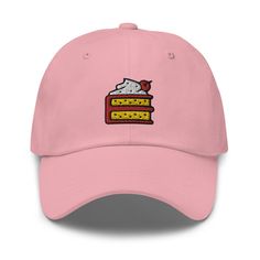 "StitchinSmiles embroidered hat - the perfect accessory to add a pop of color and a smile to any outfit! Our premium dad hats are made from the softest 100% cotton twill fabric, you'll forget you're even wearing a hat. With the adjustable strap and antique buckle, you'll get the perfect fit every time - no matter your head size. Plus, the unstructured 6 panel design and low profile make the embroidered hats the perfect accessory for those casual days spent lounging with friends, with outdoor activities or playing sports. At StitchinSmiles, happiness is guaranteed with every purchase! Choose from our variety of original, fun and unique embroidery designs, customize your dad cap by selecting from a range of colors, and you will love your new hat! So, go ahead, add a smile to your day and tur Fun Baseball Cap With Embroidered Logo, Cute Hats With Embroidered Logo And Curved Brim, Fun Embroidered Logo Baseball Cap, Fun Cap With Embroidered Logo, Cute Cotton Hats For Birthday, Fun Embroidered Logo Cap, Cute Cotton Birthday Hats, Fun Embroidered Snapback Hats, Snapback Baseball Cap With Embroidered Logo As Gift