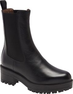 Wonders Chelsea Boot | Nordstrom Workwear Heeled Boots With Lug Sole, Workwear Heeled Boots With Lug Sole In Medium Width, Classic Platform Boots With Lug Sole For Fall, Fall Boots With Vibram Sole, Medium Width Lug Sole Chelsea Boots, Chelsea Ankle Boots With Lug Sole, Medium Width, Chelsea Boot Women, Bruno Magli, Chelsea Boot