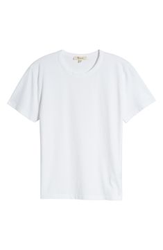 Crafted of 100% cotton jersey, this crewneck T-shirt was designed with a true classic fit. So easy and absolutely essential. 23 1/2" length Crewneck Short sleeves 100% cotton Machine wash, tumble dry Imported Madewell, Short Sleeves, Nordstrom, Crew Neck, T Shirt, White, Design