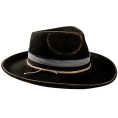 Add a touch of rugged elegance to your style with the Small Town Felt Fedora Hat. Crafted from high-quality distressed outback wool felt, this fedora exudes sophistication and luxury. Perfect for any occasion, this hat is sure to elevate your look. Rugged Brimmed Fedora For Western-themed Events, Black Wool Hat Band For Rodeo, Black Fedora For Western-themed Winter Events, Rugged Fedora With Short Brim For Western-themed Events, Rugged Short Brim Fedora For Western-themed Events, Western Black Fedora For Fall, Black Wool Felt Hat For Rodeo, Western Style Black Fedora For Fall, Black Wool Rodeo Hat