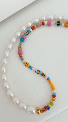 15” Freshwater nugget pearls Colorful seed beads Multicolor Beaded Pearl Necklace For Beach, Bohemian Beaded Baroque Pearl Necklace, Bohemian Pearl Necklace With Large Beads, Multicolor Pearl Necklace With Colorful Beads For Beach, Multicolor Pearl Necklace With Beaded Chain, Bohemian Pearl Jewelry With Large Beads, Pearl Beaded Necklaces For Jewelry Making With Oval Beads, Bohemian Single Strand Pearl Necklace, Beach Pearl Necklace With Colorful Beads