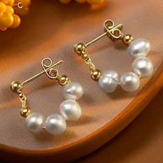 Welcome to our store, we are happy to serve you. It's the opening of a new store, all products are handmade, everyone is welcome to buy on your own! The following is an introduction to the features of this product: 【Name】:natural freshwater beaded earrings      【Details】：price of 1     【Material】：pearl  【Features】：  accessories                                       【Style】：natual             【Weight】: 0.1kg   【Processing technology】：handmade                 【Diameter】：9mm        【Color】：white 【For people】：women T U R N ∙ A R O U N D ∙ T I M E * This design is ready to ship in 1 - 2 business days. If you have custom made items in your cart, your order will be separated into two shipments (for U.S. orders only). Our turnaround time is about 6 - 9 business days for custom made designs. This c Handmade Dainty Pearl Earrings, Minimalist Baroque Pearl Chain Earrings, Dainty Baroque Pearl Earrings With Pearl Chain, Dainty Baroque Pearl Chain Earrings, Dainty Handmade Pearl Earrings, Handmade Minimalist Baroque Pearl Earrings, Dainty Pearl Earrings With Baroque Pearls As A Gift, Dainty Baroque Pearl Earrings Gift, Dainty Baroque Pearl Earrings As A Gift