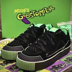 Mschf /Jimmy Fallon Gobstomper Sour Edition Shoes Size 12 Mens. Sold Out - These Particular Shoes Will Never Be Made Again. Very Limited Release. I Had To Actually Win A Drawing Just To Be Able To Purchase Them. Brand New With The Collector's Box And Poster. Opened The Box Once To Take Pics Then Closed It Back Up And Put It Inside A Water Proof Bag Inside The Original Mschf Shipping Box For Even Safer Shipping To You! Ooooweee That's Sour! The Gobstomper Sour Edition Extends Mschf's Line Of Shoe Vans Old School Shoes, Jawbreaker Candy, Jordan 1 Mocha, Vans Old School, Off White Blazer, Adidas Grand Court, Black Basketball Shoes, Timberlands Shoes, Bag Inside