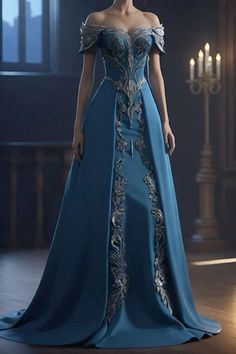 Classy Blue Dress, Shoes Wedding Guest, Game Of Thrones Dress, Guest Dress Wedding, Vestidos Anime, Fairytale Fashion, Gra O Tron, Fairy Dresses