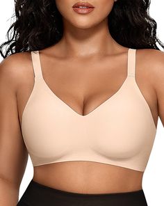 PRICES MAY VARY. Our wireless support bras for women features a W-shaped liquid jelly strip that lifts and shapes your breasts. Our full coverage bralettes with support is super stretch, comfortable and breathable, which is super soft and stretch. The removable chest pads are made of breathable material for a cool and comfortable experience. The seamless and comfortable bra U-back design, and smooth fabric which can keep you cool all day long. Our wireless bra for women is suitable for any cloth Bra Extender, Comfortable Bra, Wireless Bras, Comfortable Bras, Everyday Bra, Seamless Bra, Wireless Bra, Support Bras, Different Outfits