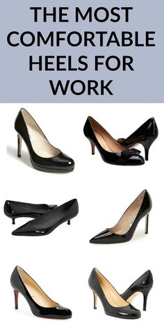 Comfortable Heels For Work, Comfortable Work Heels, Heels Work Outfit, Heels For Work, Business Heels, Work Pumps