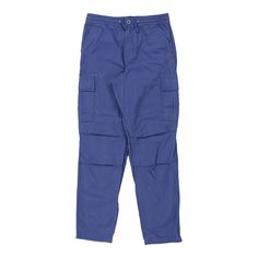 Vintage blue Age10-12 Ralph Lauren Cargo Trousers - boys large Blue Utility Cargo Pants With Pockets, Blue Straight Leg Cargo Pants With Multiple Pockets, Casual Washed Blue Cargo Pants, Blue Cargo Pants With Patch Pockets And Straight Leg, Blue Straight-leg Cargo Pants With Patch Pockets, Blue Straight Leg Cargo Pants With Patch Pockets, Washed Blue Cotton Cargo Pants For Streetwear, Blue Cotton Cargo Pants With Patch Pockets, Blue Cotton Cargo Pants With Multiple Pockets