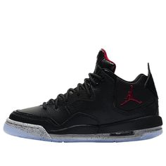 Kids Nike Jordan Courtside 23 GS 'Black' Black/Gym Red Basketball Shoes/Sneakers Red Basketball Shoes, Kids Basketball, Kids Nike, Nike Jordan, Stylish Sneakers, Basketball Shoes, Air Jordan Sneaker, Big Kids, Air Jordan