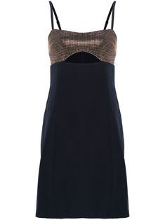 midnight blue stretch-design crepe texture rhinestone embellishment cut-out detailing square neck spaghetti straps concealed rear zip fastening straight hem thigh-length Michael Kors Dress, Mini Dress Black, Michael Kors Dresses, Cocktail Dress Party, Mini Black Dress, Midnight Blue, Square Neck, Dress Black, Spaghetti Strap