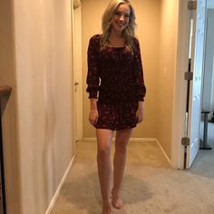 New With Tags. Non Smoking Home. Xs But Can Fit Like A Small , Stretchy Material. Brown Floral Print Mini Dress For Date Night, Guess Women, Wine Dress, Guess Dress, Dresses Xs, Stretchy Material, Color Purple, Colorful Dresses, A Small