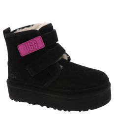 PRICES MAY VARY. Suede upper 17mm UGGplush upcycled wool lining and insole Treadlite by UGG outsole for comfort Adjustable ankle straps, Suede strap, hook-and-loop closure 1.5” heel height Kids Luggage, Ankle Straps, Luxury Store, Platform Boots, Pharmacy Gifts, Big Kids, Girls Shoes, Special Features, Beauty And Personal Care