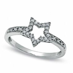 Star Jewellery, Star Outline, Peoples Jewellers, Silver Jewelry Design, Unique Accessories, Jewelry Amazon, Peridot Ring, Diamond Star