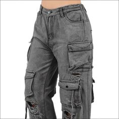 Refer to sizing below Add a touch of fun and quirkiness to your wardrobe with our Pieces Of Me Cargo Style Denim Jeans! These pants feature a cargo style design and belt loops, perfect for storing essentials while on the go. With a comfortable and oversized fit, they are the must-have addition to any stylish outfit. Available in sizes S-2XL. Size ChartS: Waist 24, Hip 42, Length 40M: Waist 26, Hip 44, Length 40L: Waist 27, Hip 45, Length 41XL: Waist 29, Hip 47, Length 412XL: Waist 31, Hip 48, Length 41Model size small 5'8" 36-26-38 Made In: CHINA Fabric Contents: POLYESTER COTTON Black Jumpsuit Dress, Pieces Of Me, Cargo Style, Stylish Outfit, Curvy Dress, Crop Top Sweater, Basic Tops, Size Charts, Style Design